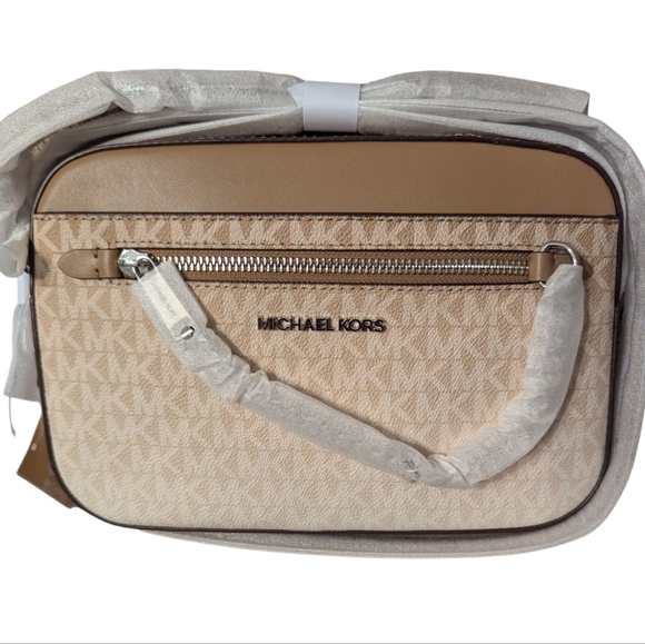 Michael Kors Jet Set Large Ombré Signature Logo Crossbody Body NWT - Picture 5 of 8